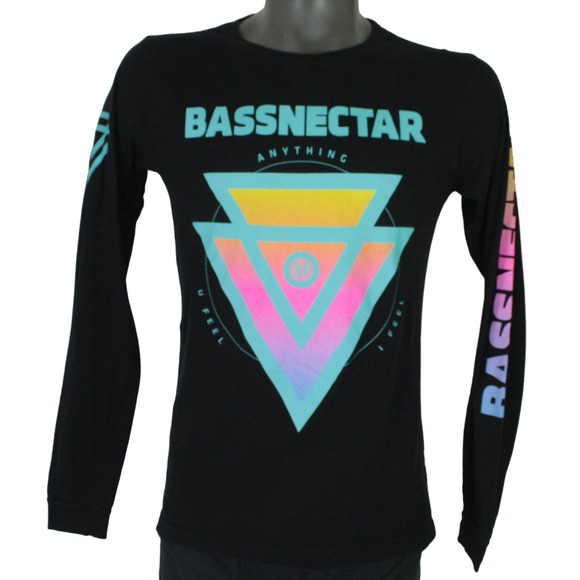Bassnectar Empathy T-Shirt Longsleeve Anything U Feel I Feel Bassdrop Graphic DJ - Picture 1 of 7